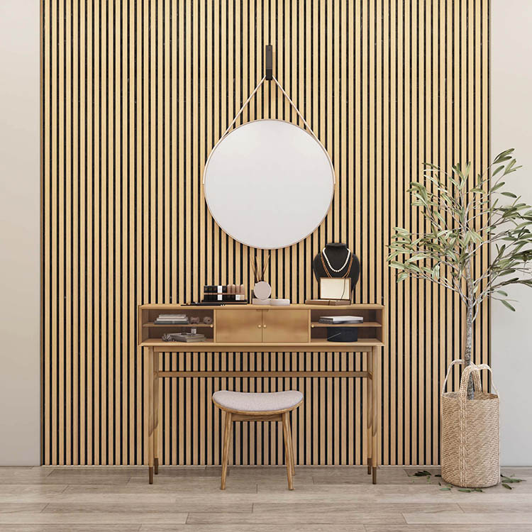 Leading distributor of acoustic wood slat panels