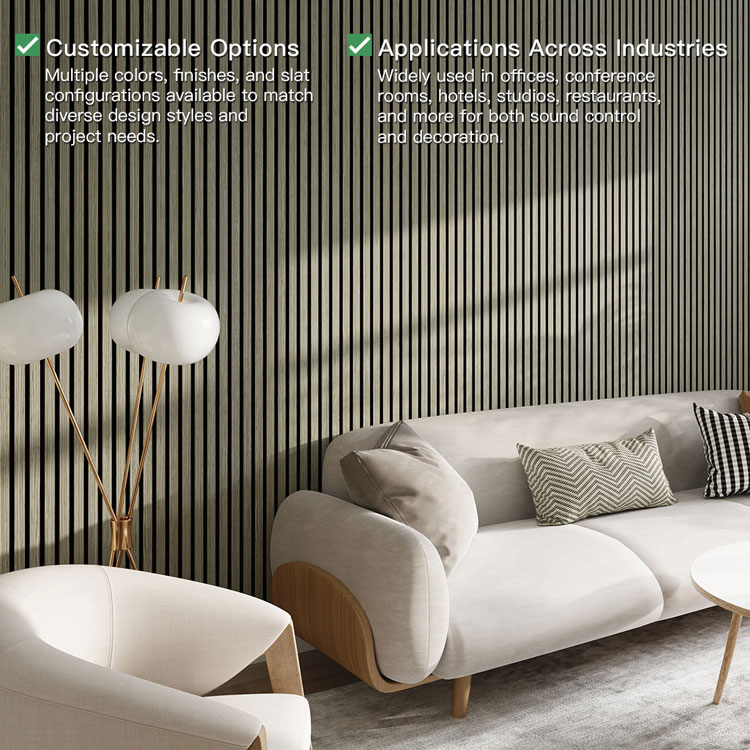 Wholesale Acoustic Wood Slat Panels – High-Quality Supplier