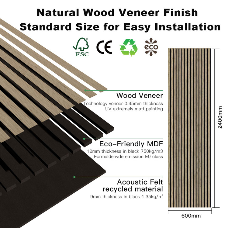 Best Price Guarantee Acoustic Wood Slat Panels